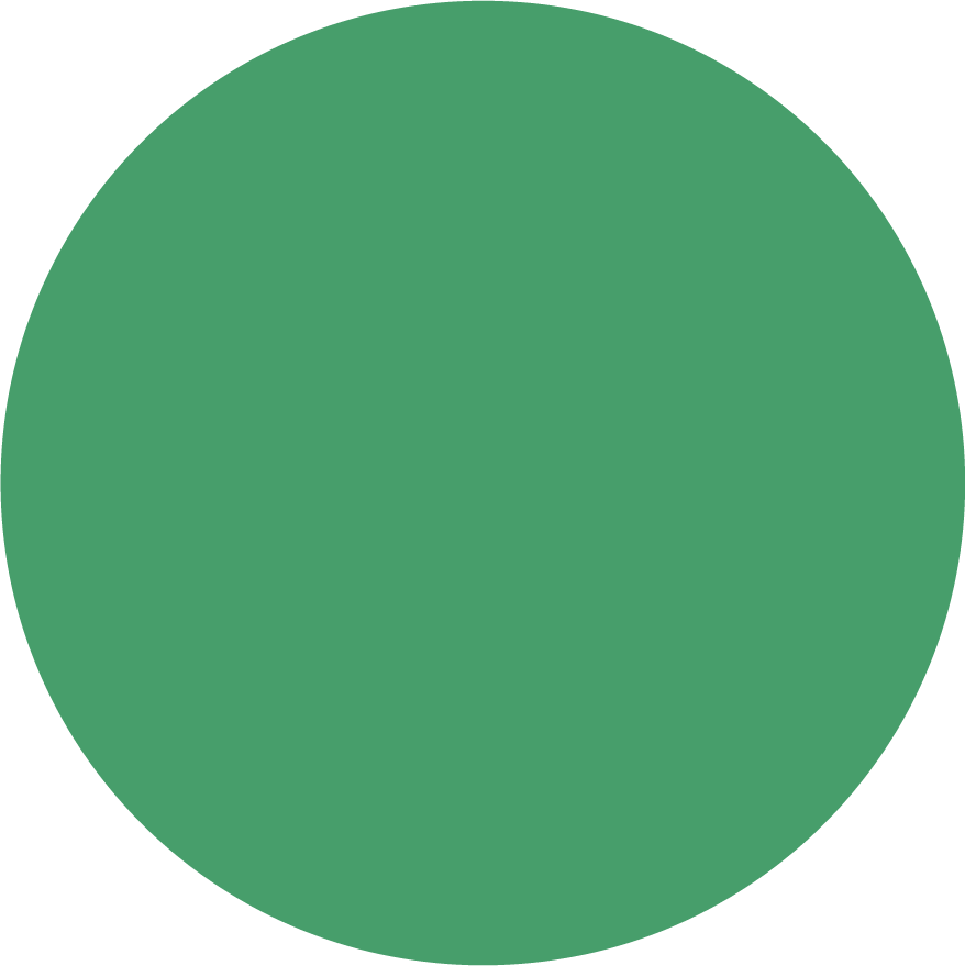 Cercle plein vert