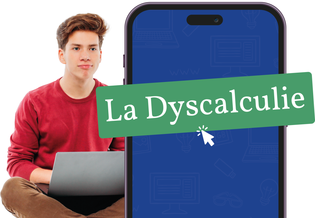 adolescents tenant des étiquettes dyscalculie